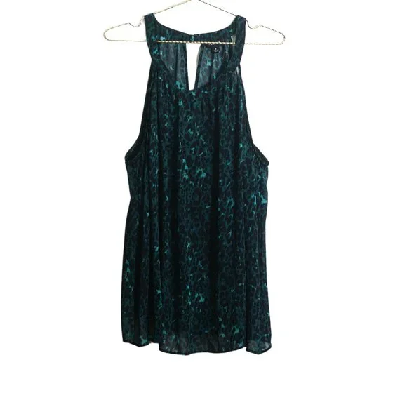torrid | Tops | Torrid Green Animalleopard Print Halter Tank In Greenblack  3x | Poshmark